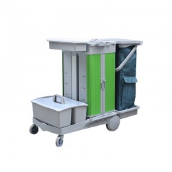 施達 趟門儲物箱清潔清潔服務車/平拖 配單桶 施達 趟門儲物箱清潔清潔服務車/平拖 配單桶